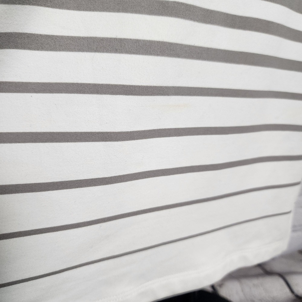 Fitted neutral tank ombre striped v-neck tank, The Limited - Picture 6 of 7
